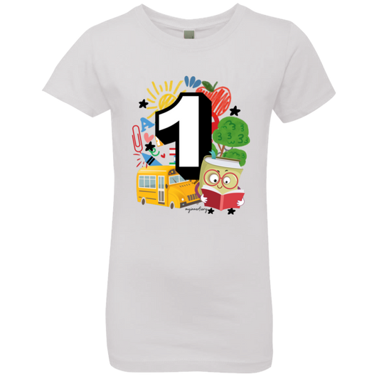 First Grade/ First Birthday Youth  Princess T-Shirt