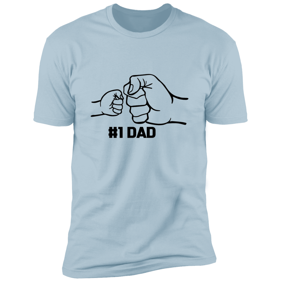 #1 Dad -  Short Sleeve T-Shirt