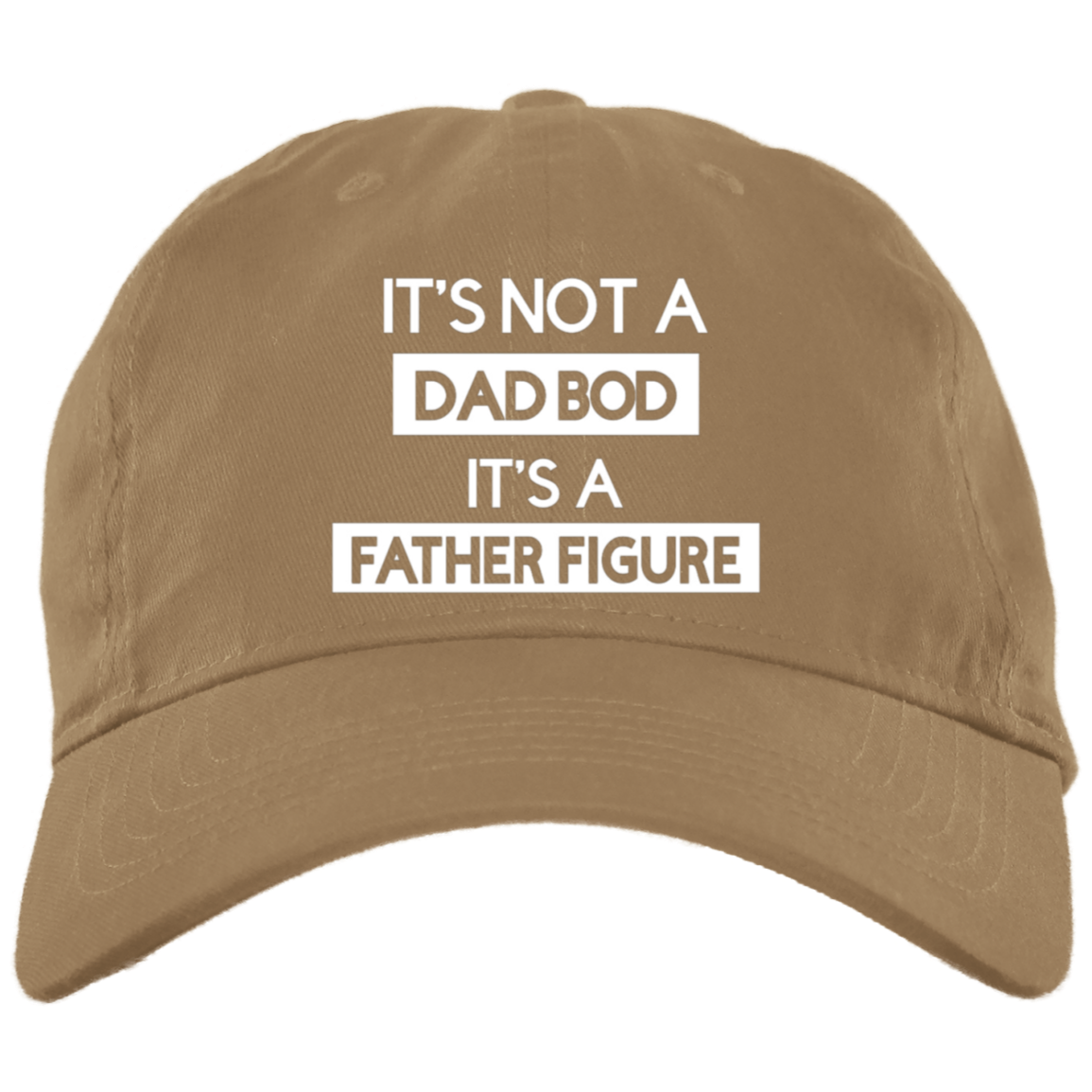 DAD BOD Embroidered Brushed Twill Unstructured Dad Cap