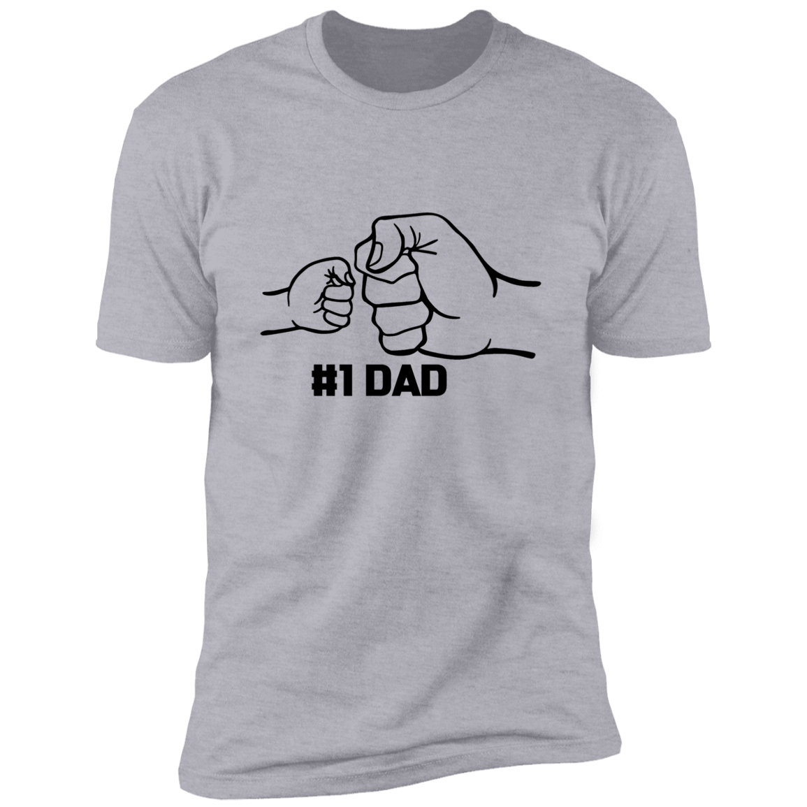 #1 Dad -  Short Sleeve T-Shirt