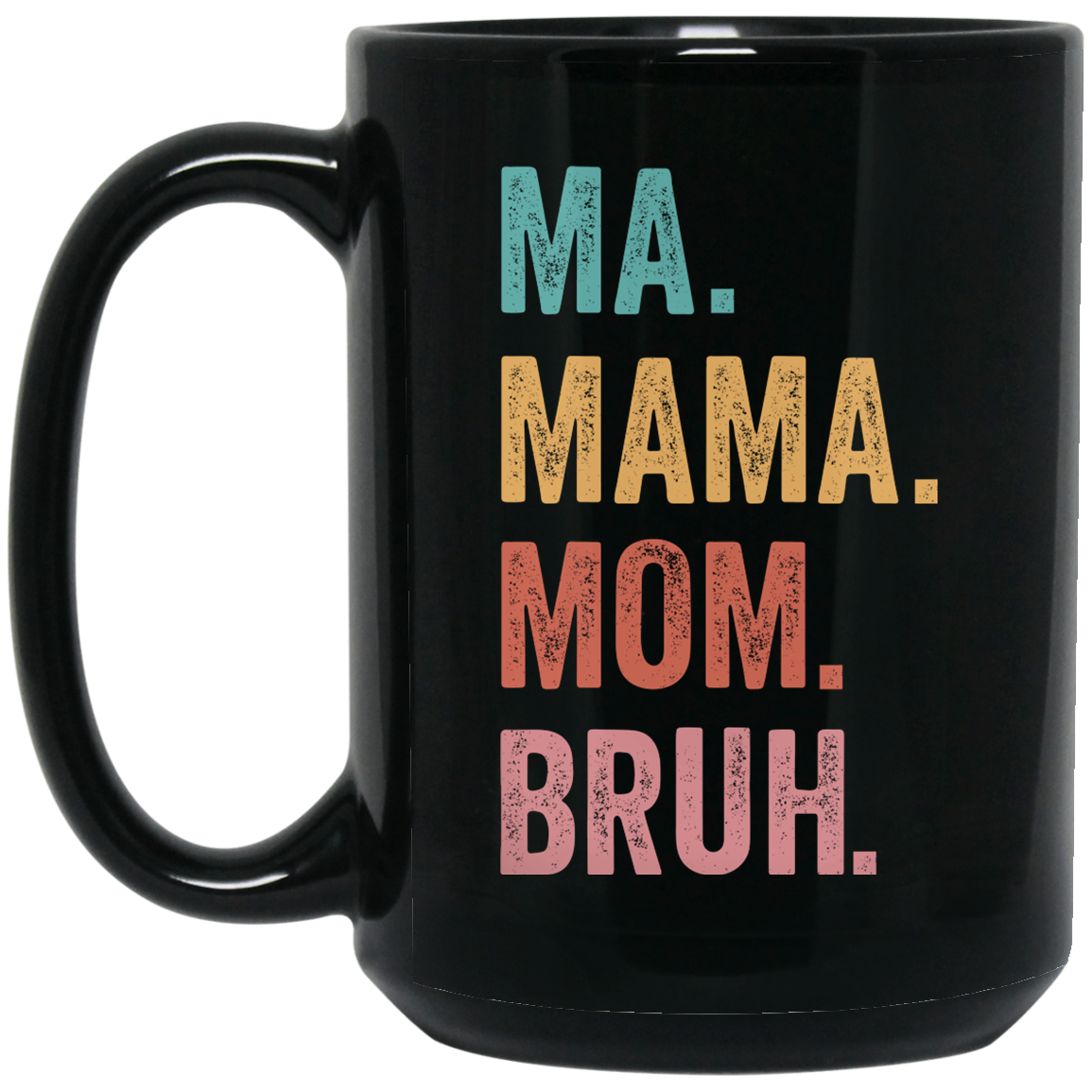 15 oz. Black Mug